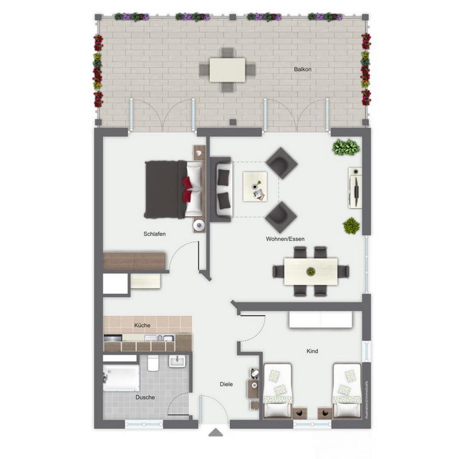 בולטנהאגן Likedeeler II Wohnung 01 מראה חיצוני תמונה